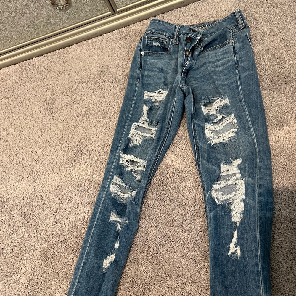 American eagle Tom girl jeans